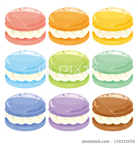 Colorful Macaroons Tunkalon Set 1 119322059
