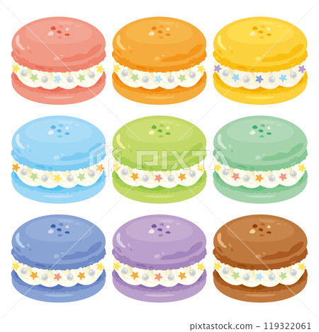 Colorful Macaroons Tunkalon Set 2 119322061