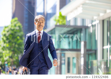Senior businessman Senior businessman 119322486
