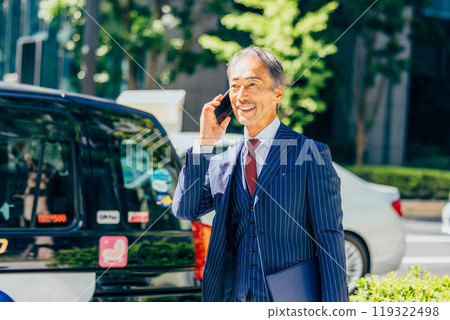 Businessman Male Senior Businessman Male Senior 119322498