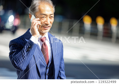 Businessman Male Senior Businessman Male Senior 119322499