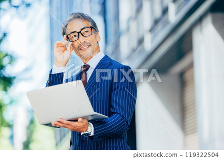 Senior business person portrait 119322504