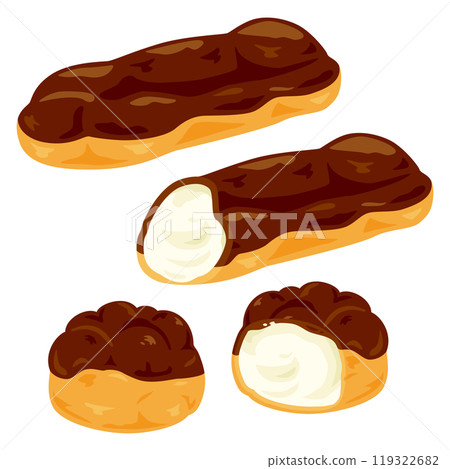 Simple eclair set 119322682