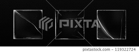 Edge grunge of worn vinyl - transparent vector Edge grunge of worn vinyl - transparent vector 119322724