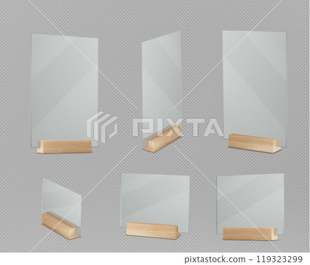 Set of 3D grass trophies on wooden base Set of 3D grass trophies on wooden base 119323299