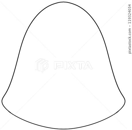 Christmas bells line drawing coloring page Christmas bells line drawing coloring page 119324034