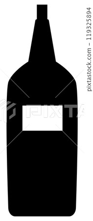 Wine bottle icon illustration Wine bottle icon illustration 119325894