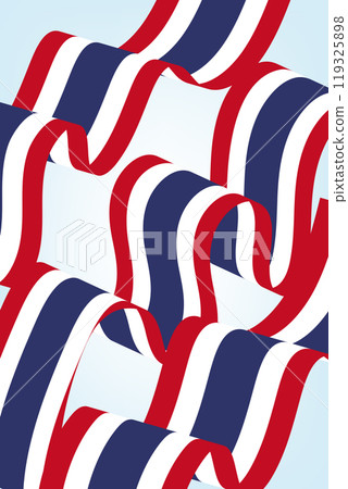 Retro striped graphic design, ribbon illustration. Retro striped graphic design, ribbon illustration. 119325898