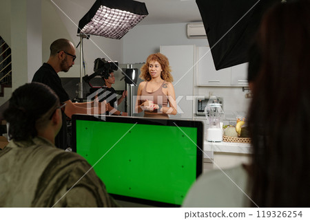 Team Of Operators Working In Studio Team Of Operators Working In Studio 119326254
