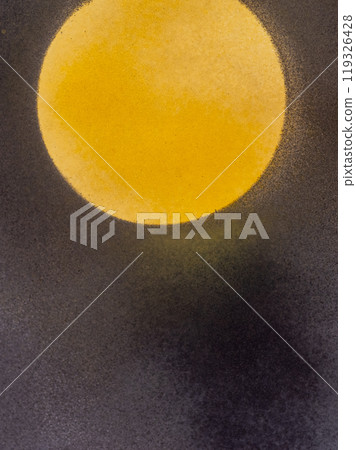 Paint yellow on a black background 119326428
