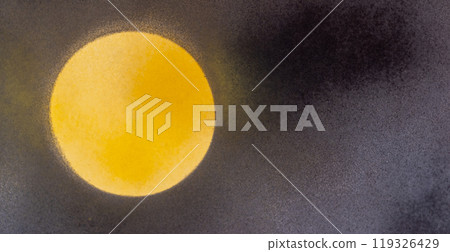 Paint yellow on a black background 119326429