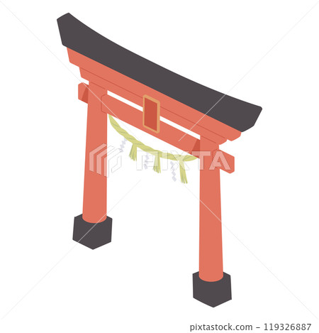 鳥居門的等軸圖 119326887