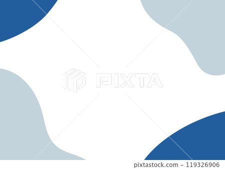 Simple fluid shape frame 119326906