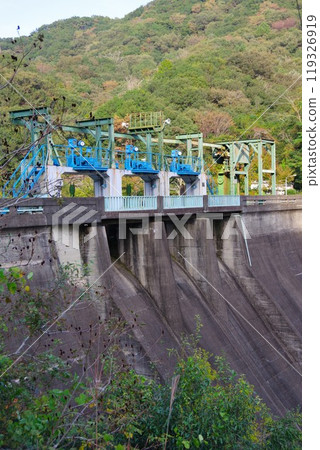 Gona Dam, Higashikagawa City, Kagawa Prefecture Gona Dam, Higashikagawa City, Kagawa Prefecture 119326919
