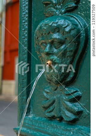 Outdoor City Water Drinking Fountain 119327509