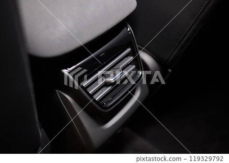 A close up of a car s rear air conditioning system A close up of a car s rear air conditioning system 119329792