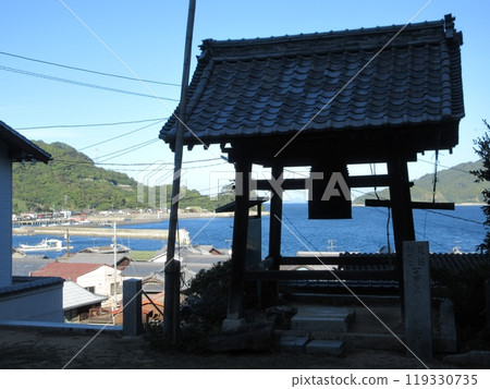 愛媛郡久名列島津和地島街景 119330735