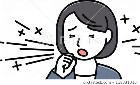 Cold and cough image 119331316