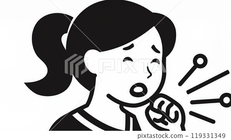 感冒咳嗽圖片 感冒咳嗽圖片 119331349