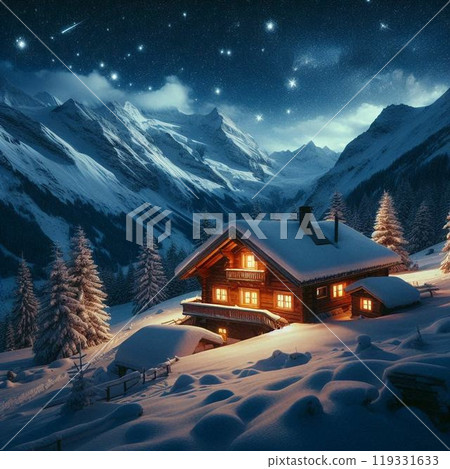 Winter hut 119331633