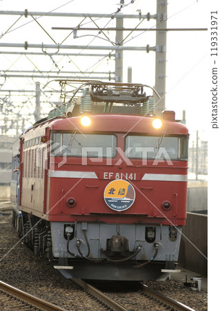 EF81 141號牽引藍色列車北陸 119331971