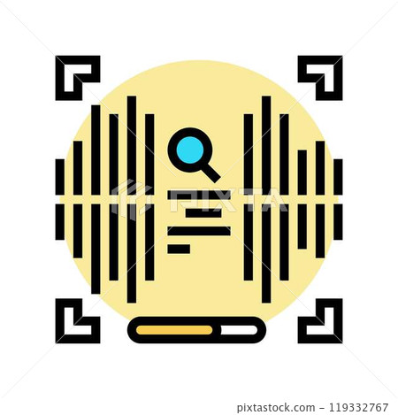 voice recognition color icon vector illustration 119332767