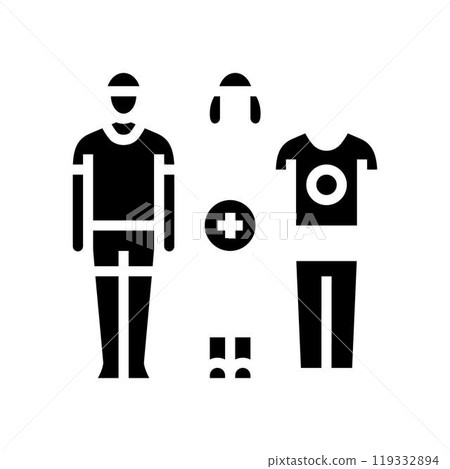 costume play glyph icon vector illustration 119332894