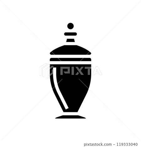 apothecary jar glass package glyph icon vector illustration apothecary jar glass package glyph icon vector illustration 119333040