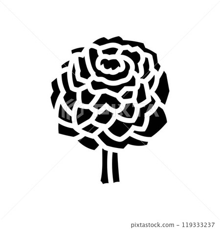 composite bouquet flower glyph icon vector illustration 119333237