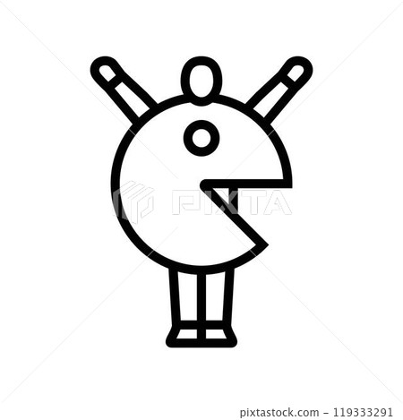 diy costumes line icon vector illustration 119333291