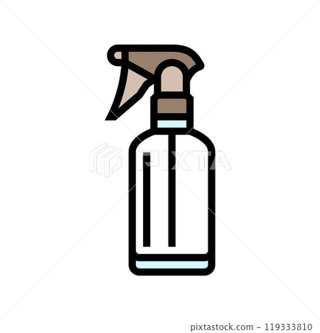 spray bottle glass package color icon vector illustration 119333810