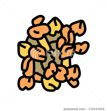 holy basil ayurvedic herb color icon vector illustration 119333956