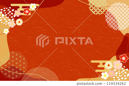 2025日式新年賀卡框 119334262