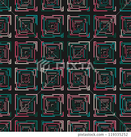 Seamless colored geometric pattern. Background for design and creativity, textures, covers, packaging, interior, prints and creative ideas Seamless colored geometric pattern. Background for design and creativity, textures, covers, packaging, interior, prints and creative ideas 119335252