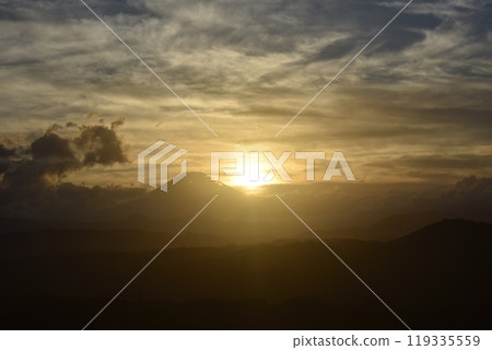 Fuji and the sunset Fuji and the sunset 119335559