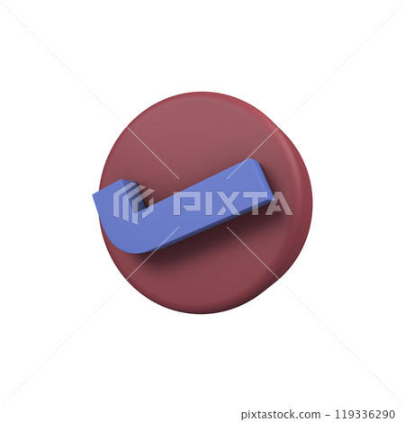 Realistic check mark icon and symbol design Realistic check mark icon and symbol design 119336290