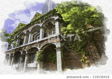 Watercolor style Kobe Higashiyuenchi Kobe Club Kobe City, Hyogo Prefecture 119336428