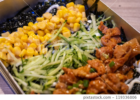 Korean cuisine, Korean mixed rice delivery service 119336806