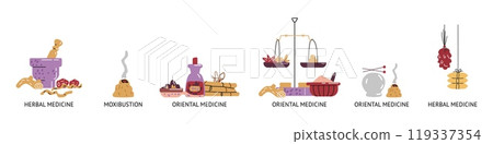 A set of tools for alternative medicine: acupuncture, moxibustion, consisting of: spices, herbs, roots A set of tools for alternative medicine: acupuncture, moxibustion, consisting of: spices, herbs, roots 119337354