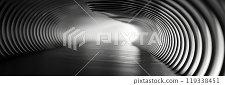 Double exposure of womans face and urban cityscape. Blending human expression with tall buildings and street lights. Urban life and identity 119338451