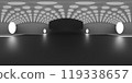 VR 360 studio panorama with reflections. Animation 3D hdri 119338657