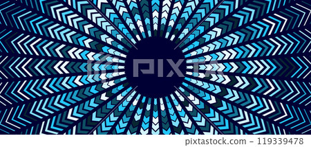 Abstract blue background with arrows like sun rays. Abstract blue background with arrows like sun rays. 119339478