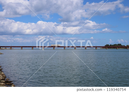 京都丹後鐵道湯良川大橋(日本土木學會推薦土木遺產)【宮津市】 京都丹後鐵道湯良川大橋(日本土木學會推薦土木遺產)【宮津市】 119340754