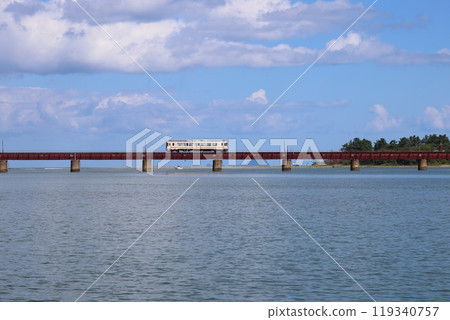京都丹後鐵道湯良川大橋（日本土木學會推薦土木遺產）【宮津市】 119340757