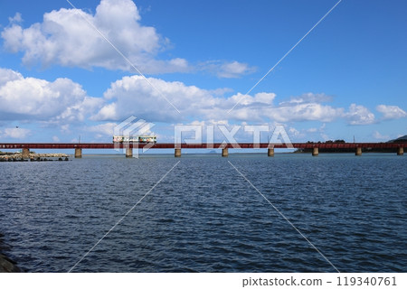 京都丹後鐵道湯良川大橋(日本土木學會推薦土木遺產)【宮津市】 京都丹後鐵道湯良川大橋(日本土木學會推薦土木遺產)【宮津市】 119340761