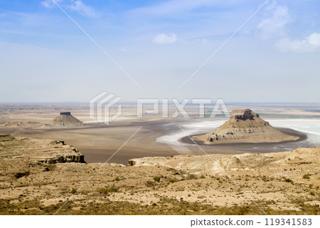 Karyn Zharyk depression view, Mangystau region, Kazakhstan 119341583