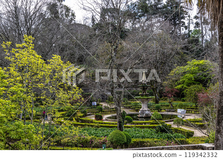 The Botanical Garden of the University of Coimbra in Portugal. The garden was founded in the 18th century 119342332
