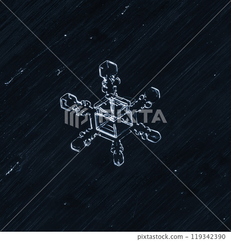 snowflakes, winter card, crystals of snow 119342390