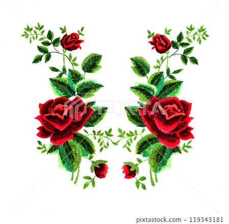 Ukrainian embroidery, folk arts and crafts Ukrainian embroidery, folk arts and crafts 119343181