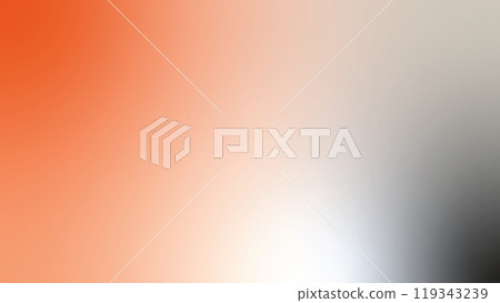 Minimalist Orange, Black and White Gradient Background for Creative and Elegant Layouts 119343239